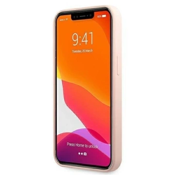 Karl Lagerfeld KLHMP13LSSKCI iPhone 13 Pro  / 13 6,1" hardcase jasnoróżowy/light pink Silicone Ikonik Karl