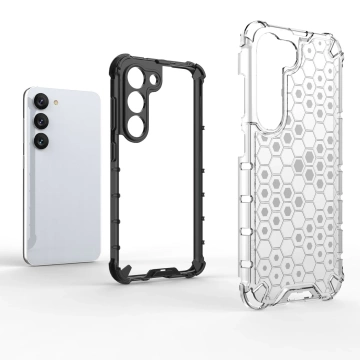 Чохол Honeycomb для Samsung Galaxy S23 броньований гібридний чохол чорний