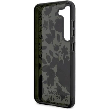 Etui Guess GUHCS23MHCFWSA do Samsung Galaxy S23 Plus S916 zielony/kaki pevné pouzdro Flower Collection