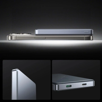 Powerbank Joyroom JR-PBM08 Pro 10000mAh Bezprzewodowy Szary