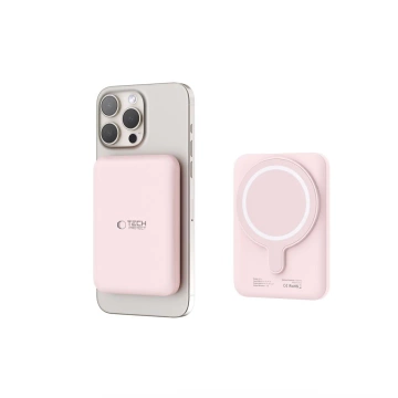 Магнітний павербанк PB10 Lifemag Magsafe Power Bank 5000 mAh Pink