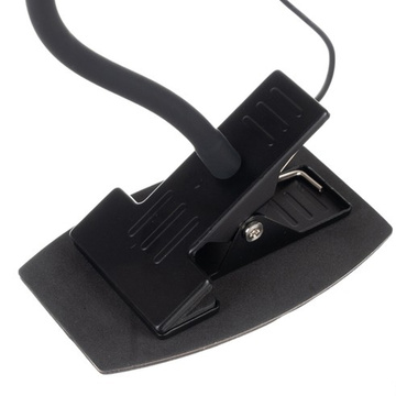 24 5W 360 LED Schreibtischlampe mit Clip Flexibel mit Lichtsteuerung, schwarze Fernbedienung