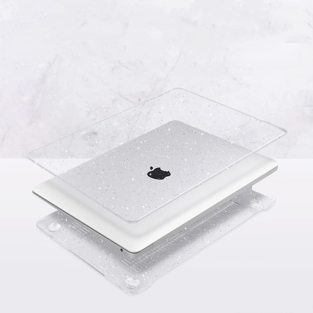 Etui obudowa Alogy Hard Case pro Apple MacBook Air 13 M1 2020 Glitter Clear