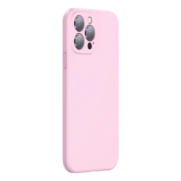 Baseus Tekuté gélové puzdro Silikónový kryt pre iPhone 13 Pro ružový (ARYT001004)