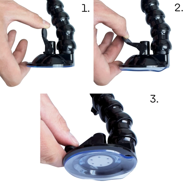 Кріплення на присоску GoPro для GoPro, DJI, Insta360, SJCam, адаптер смартфона Eken (автомобільна присоска GoPro)