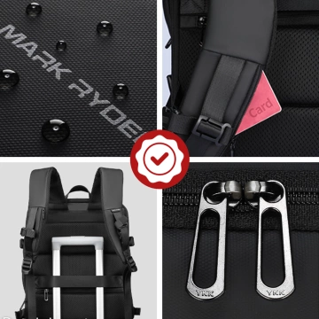 Pouzdro pro Apple iPhone 16 Pro Max Alogy MagSafe Hybrid Matte Case Matte Cover with Lens Protection Black
