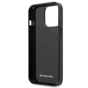 Захисний чохол Mercedes MEHCP13LESPBK для Apple iPhone 13 Pro / 13 6.1" black/black hardcase Silver Stars Pattern