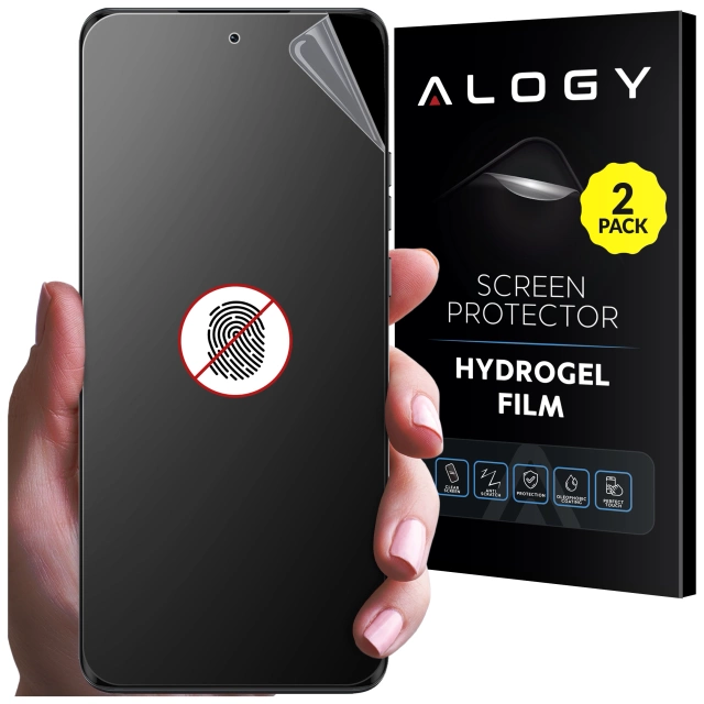 2x Folia "MATOWA" do Motorola Moto Edge 40 Hydrożelowa Alogy HydroSkin Matte Pro™ na ekran do etui "BEZ ODCISKU PALCÓW"