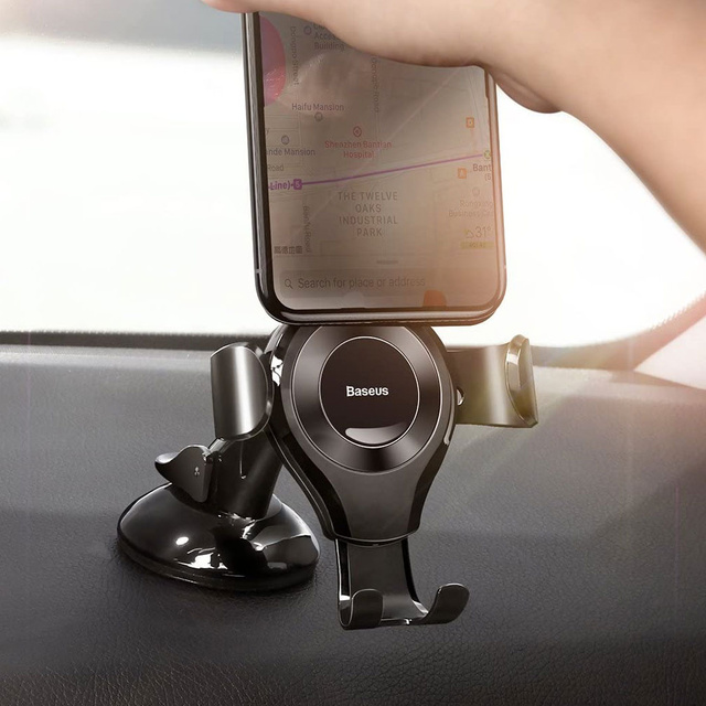 Baseus Osculum gravitational car holder for windshield or dashboard