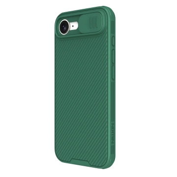 Protective case for iPhone 16e Nillkin CamShield Pro green