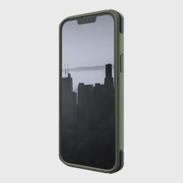 Raptic Secure Case iPhone 14 з броньованою кришкою MagSafe зеленого кольору
