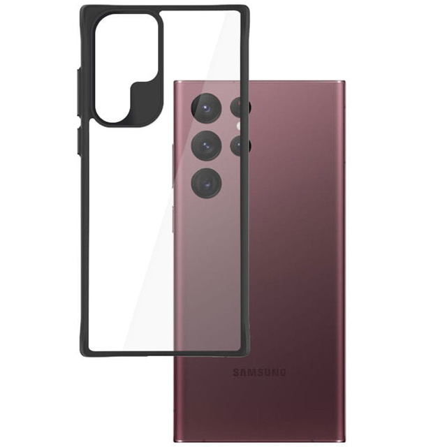 Міцний чохол 3mk Satin Amor для Samsung Galaxy S22 Ultra Black