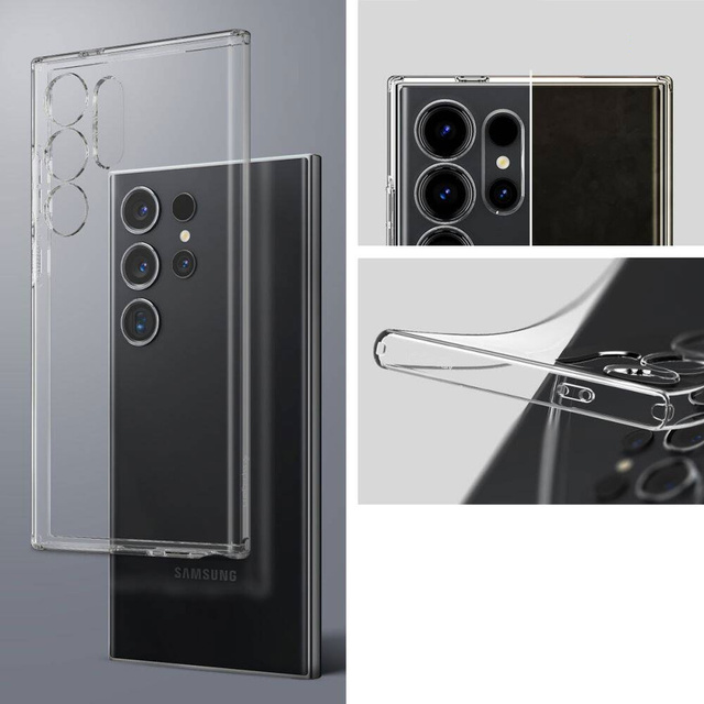 Etui Spigen Liquid Crystal do Samsung Galaxy S24 Ultra Crystal Clear