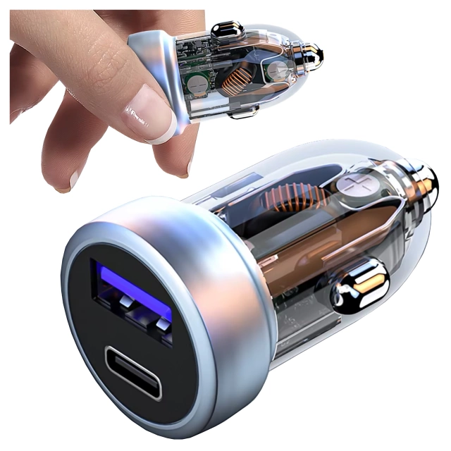 HUB-Splitter Alogy-Adapter für Computer-Laptop mit USB-C auf 3x USB-A 2.0 1x USB-A 3.0 Grau