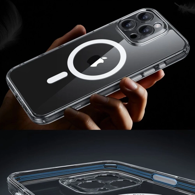 Etui ESR Classic Pro Set MagSafe iPhone 16 Pro Przezroczyste