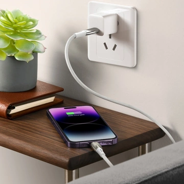Rýchlonabíjací kábel Baseus Glimmer Series USB-A – USB-C 100 W 480 Mb/s 1 m čierny
