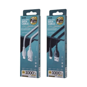 Remax Lesu Pro kabel przewód USB - micro USB 480 Mbps 2,1 A 1 m biały (RC-160m white)