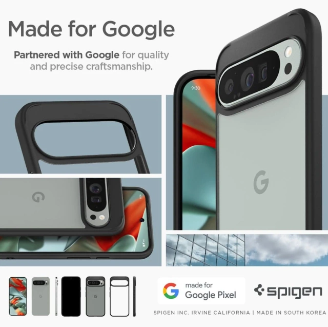 Etui Spigen Ultra Hybrid для Google Pixel 9 Pro XL Matte Black