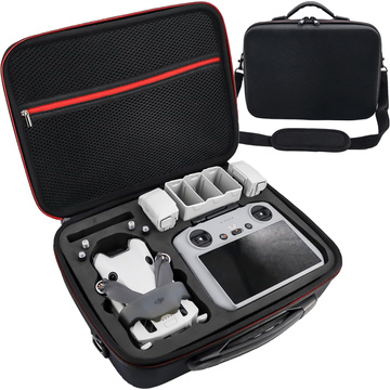 Hard Case Kufor Puzdro pre DJI Mini 4 Pro / DJI Mini 3 Pro / Mini 3 Drone Hard with Rep Hard Case Alogy Black