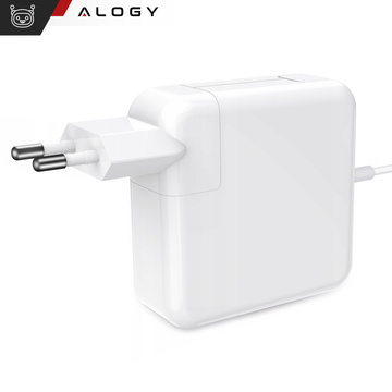 Alogy nabíjačka MacBook nabíjačka Apple MacBook MagSafe 2 typ T-typ 45W napájací adaptér biely