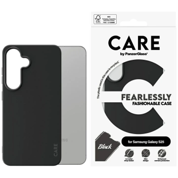 Etui CARE do Samsung Galaxy S25 by PanzerGlass Fashion Black Plecki