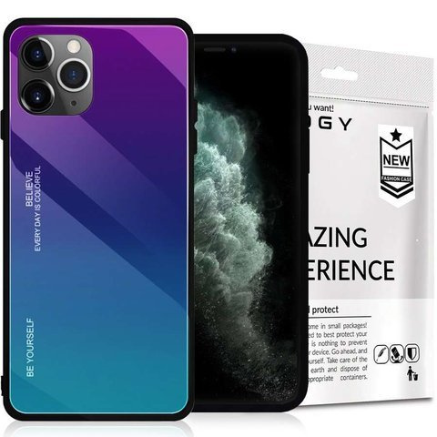 Pouzdro Alogy Aurora Armor pro Apple iPhone 11 Pro Max fialovo-modré 03