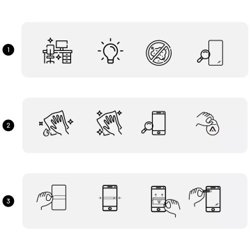 2x "MATTE" fólie pro Apple iPhone 14 Hydrogel Alogy HydroSkin Matte Pro™ obrazovka pro "Fingerprint FREE" pouzdro