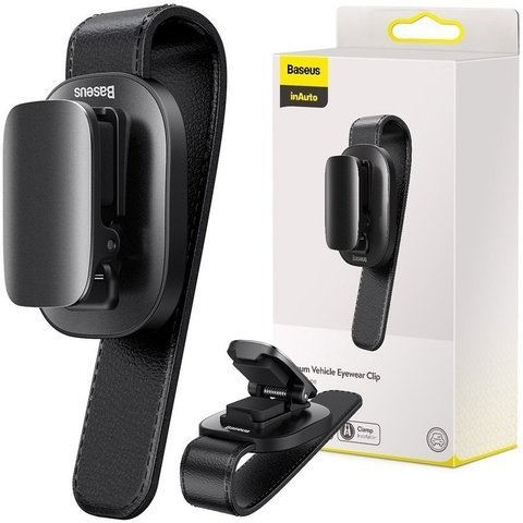 Baseus Brillenhalter, Autoclip schwarz