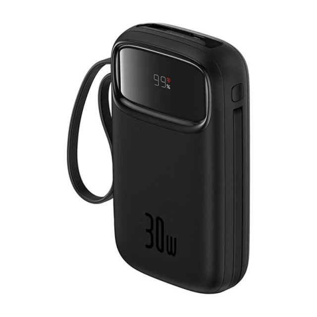 Baseus QPow 2 Powerbank 10000mAh 30W 2xUSB-C Чорний