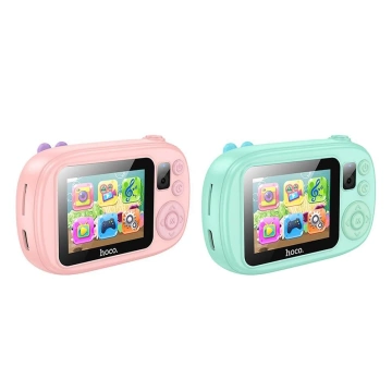 Digital Camera for Kids HOCO DV205 Selfie 1MP 2" HD Pink