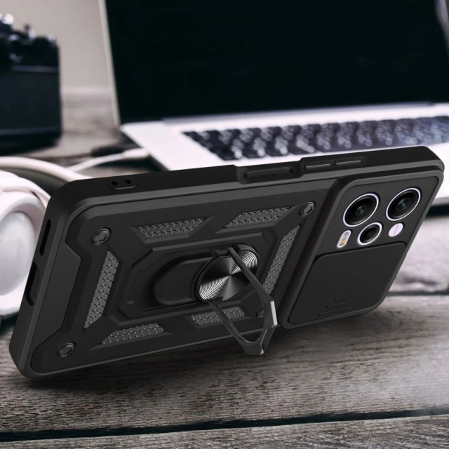 CamShield Pro-Schutzhülle für Xiaomi Redmi Note 12 5G / Poco X5 5G Schwarz