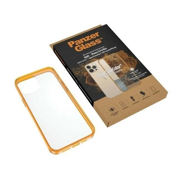 Чохол для iPhone 13 Pro Max PanzerGlass ClearCase, антибактеріальний, військового класу