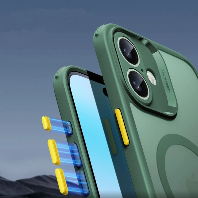 Etui ESR Classic Pro Set MagSafe iPhone 16 Zielony FROSTED GREEN