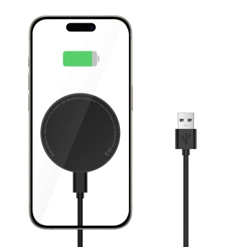 Nabíjačka MagSafe Tech-Protect QI15W-A33 čierna 15W stojan