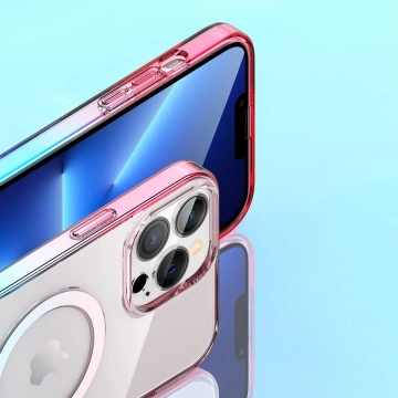 Магнітний чохол Kingxbar PQY Gradient Series для iPhone 13 Pro Max Housing Clear Cover (сумісний з MagSafe)