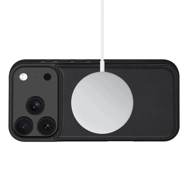 Etui do iPhone 17 Pro Max Tech-Protect Wallet MagSafe Czarny Mat