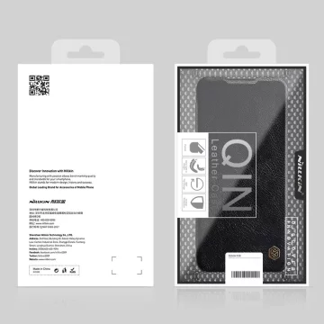 Шкіряний чохол Nillkin Qin для Samsung Galaxy A03s чорний