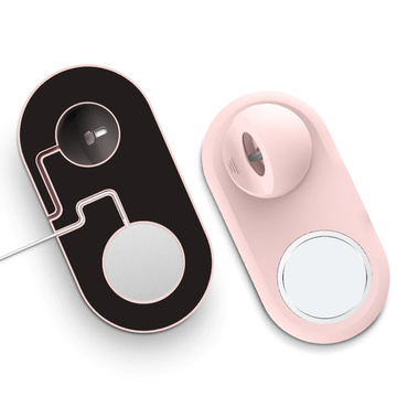 Držák nabíječky pro MagSafe 2v1 Alogy stojan pro Apple Watch / iPhone 12 13 Pink