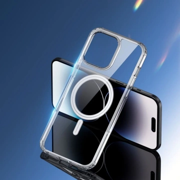 Puzdro DUX DUCIS Clin Mag - priehľadné puzdro kompatibilné s MagSafe pre iPhone 15 Pro Max