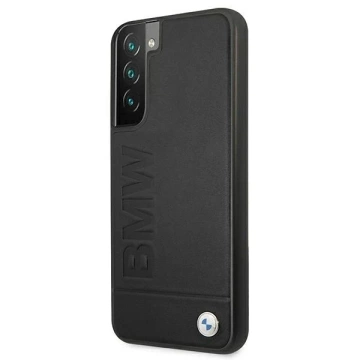 BMW BMHCS22MSLLBK Puzdro pre Galaxy S22 S906pevné puzdro Signature Logo Potlač čierna/čierna