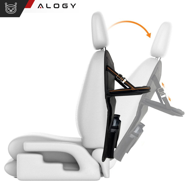 Органайзер 2 тримача для автомобіля Cars Travel Table Автокрісло Protector Backrest Seat Alogy Black