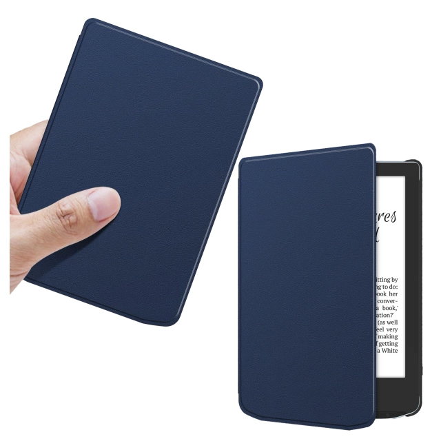 Ochranné puzdro Alogy ProBook Cover pre čítačku elektronických kníh pre PocketBook Verse 629 / Verse Pro 634 / Verse Lite 619, námornícka modrá
