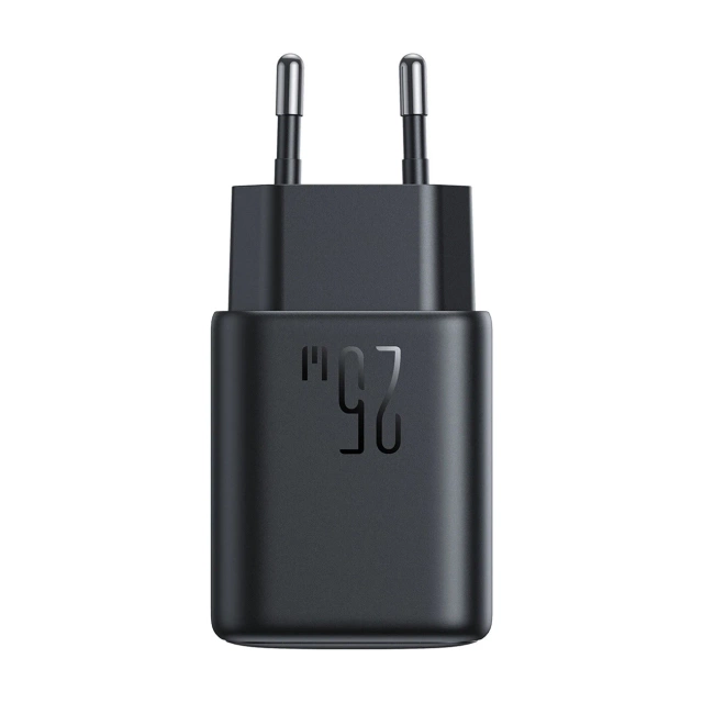 Síťová nabíječka Joyroom USB-C 25W SFC / PPS / PD - černý kabel USB-C / USB-C 1m