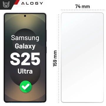 Tempered Glass for Apple iPhone 16 Pro Max Screen Protector 9H Alogy Heavy Pro ™️