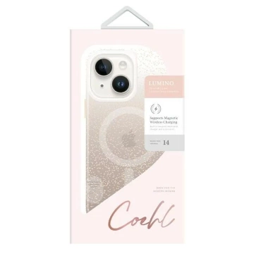 Etui na telefon UNIQ Coehl Lumino do Apple iPhone 14 6.1" złoty/champagne gold