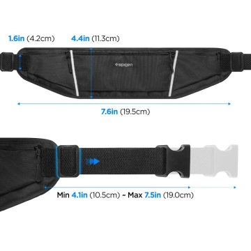 Spigen A702 Dynamic Shield Armband Black