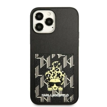 Etui Karl Lagerfeld KLHCP13XCANCNK do iPhone 13 Pro Max 6,7" pevné puzdro Karlimals Cardslot