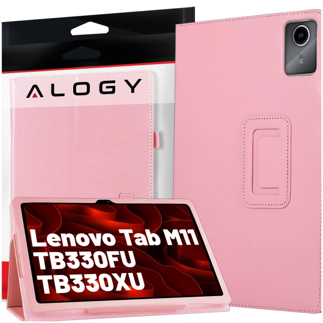 Puzdro pre Lenovo Tab M11 10,95" TB330FU/TB330XU/TB331FC Kryt stojana Tablet Flip Cover Puzdro Alogy Pink