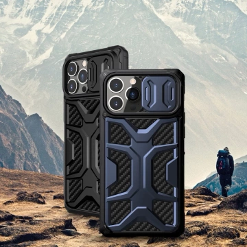 Pancéřový kryt Nillkin Adventruer Case pro iPhone 13 Pro s krytem fotoaparátu černý