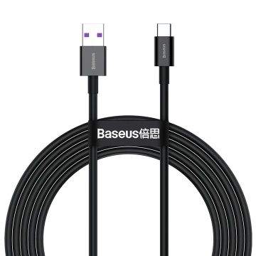 Baseus Superior Series USB to USB-C cable, 66W, 2m (black)